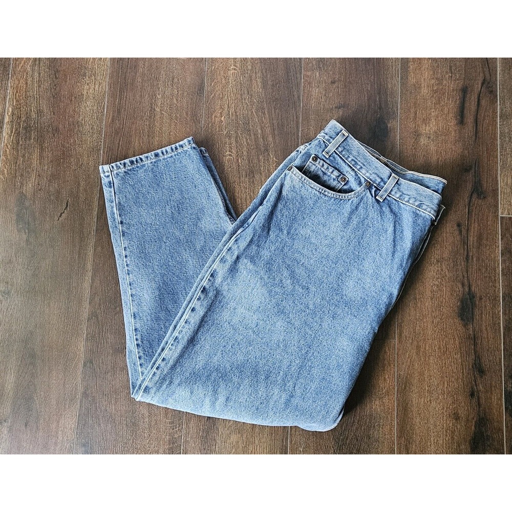Y2k Levi's 550 Jeans Plus Sz 24S‎ Relaxed Fit Black Tagt - Picture 4 of 16